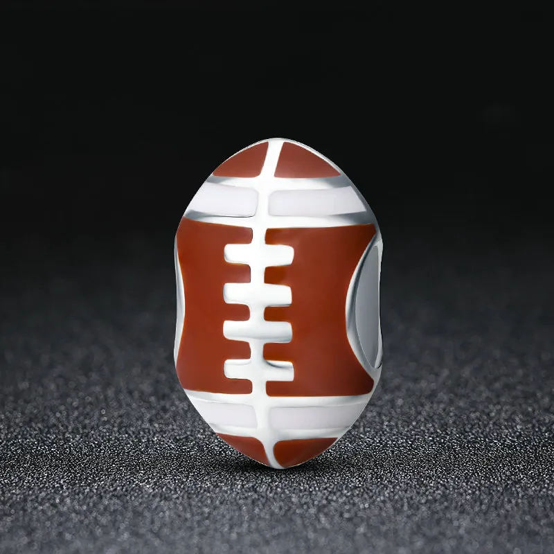 (imagine pentru) Pandora Style Charm de Argint American Football - SCC442 - Vizualizare 2