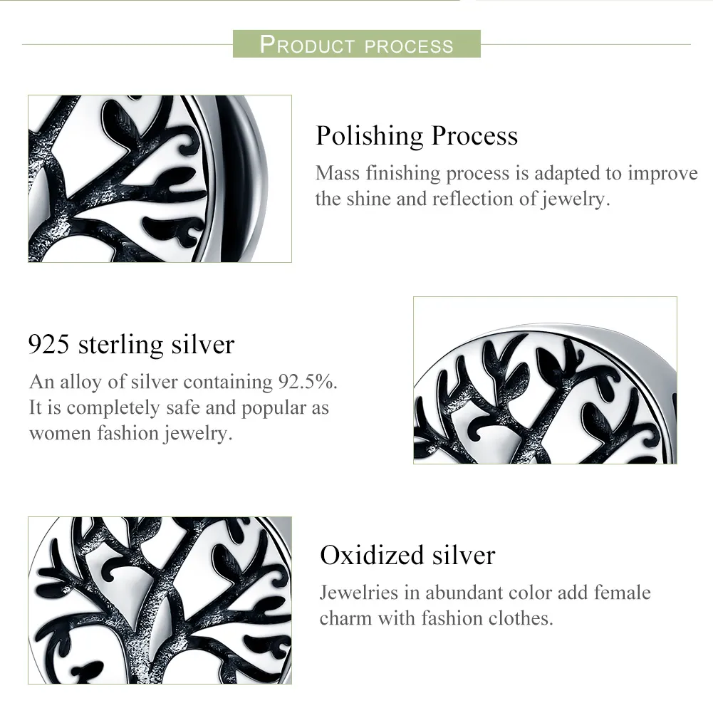 Talisman Tip Pandora Copacul Vieții din argint - SCC430