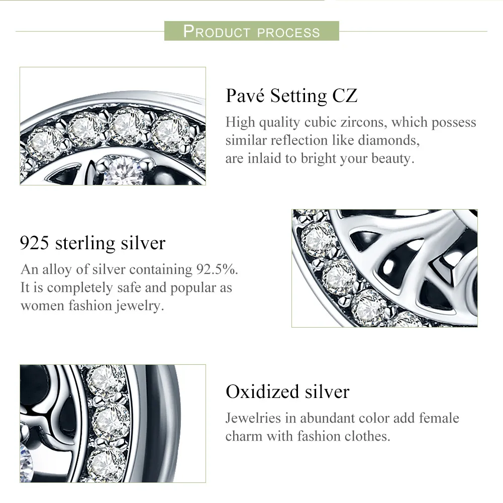 Talisman Tip Pandora Copacul Vieții din argint - SCC616