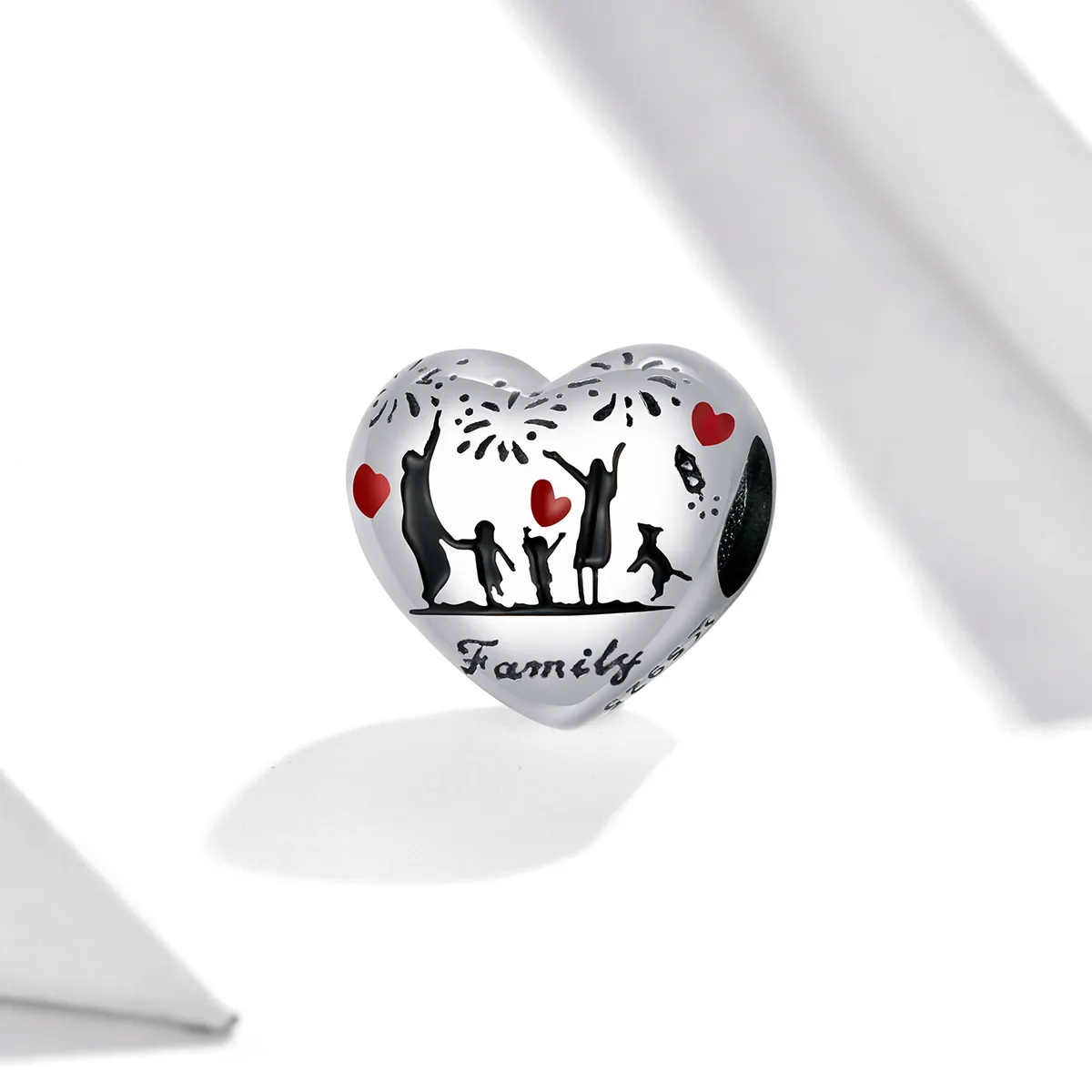 Talisman Tip Pandora Dragoste de familie din argint - SCC1634