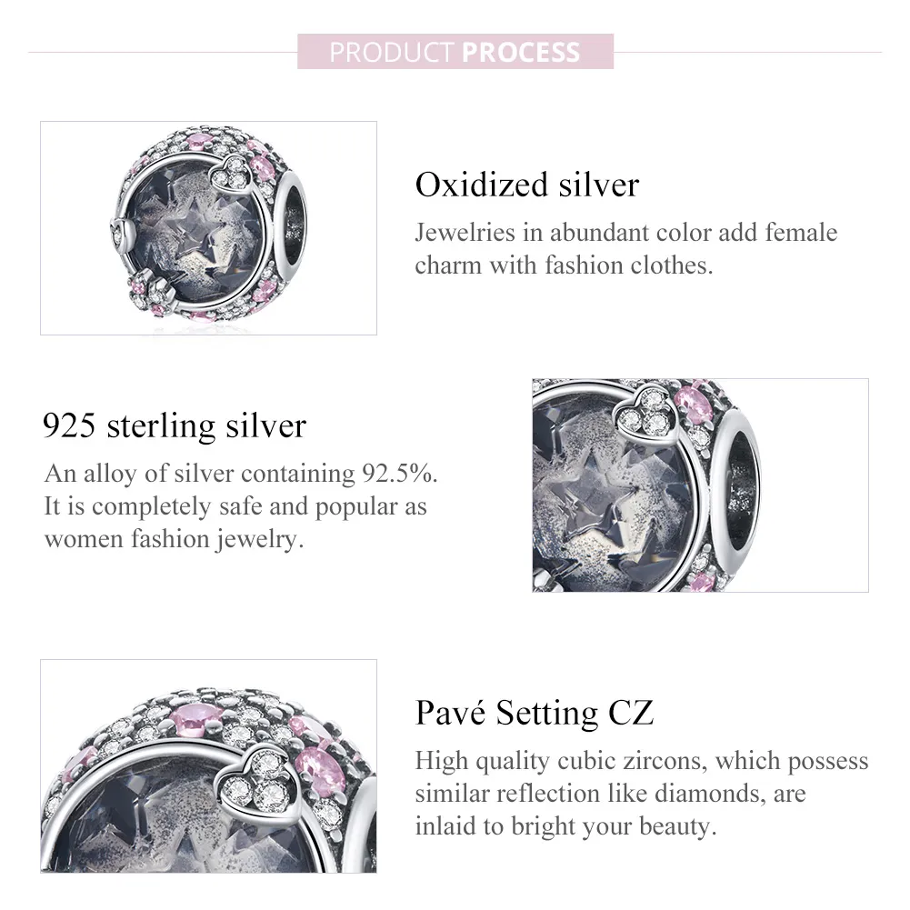 Talisman Tip Pandora Dulce din argint - SCC1809