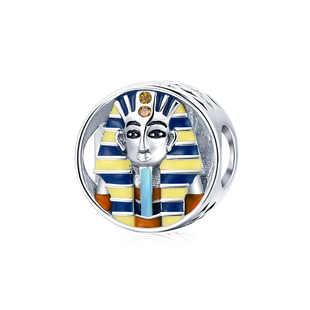Talisman Tip Pandora Egipt - Faraon din argint - SCC1858