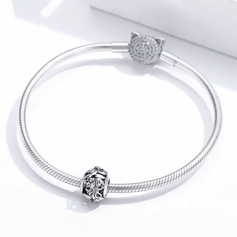 (imagine pentru) Talisman Tip Pandora Elfi de flori din argint - SCC1449 - Vizualizare 3