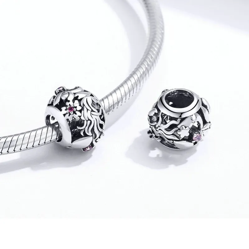 (imagine pentru) Talisman Tip Pandora Elfi de flori din argint - SCC1449 - Vizualizare 4