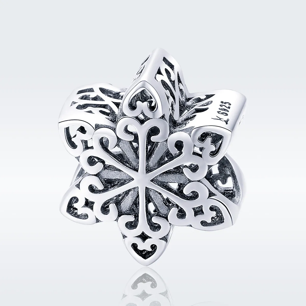 Talisman Tip Pandora Fulg de zăpadă spumant din argint - SCC719