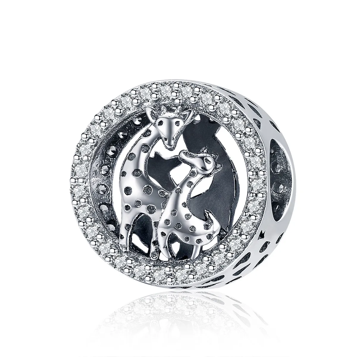 Talisman Tip Pandora Girafă din argint - SCC997