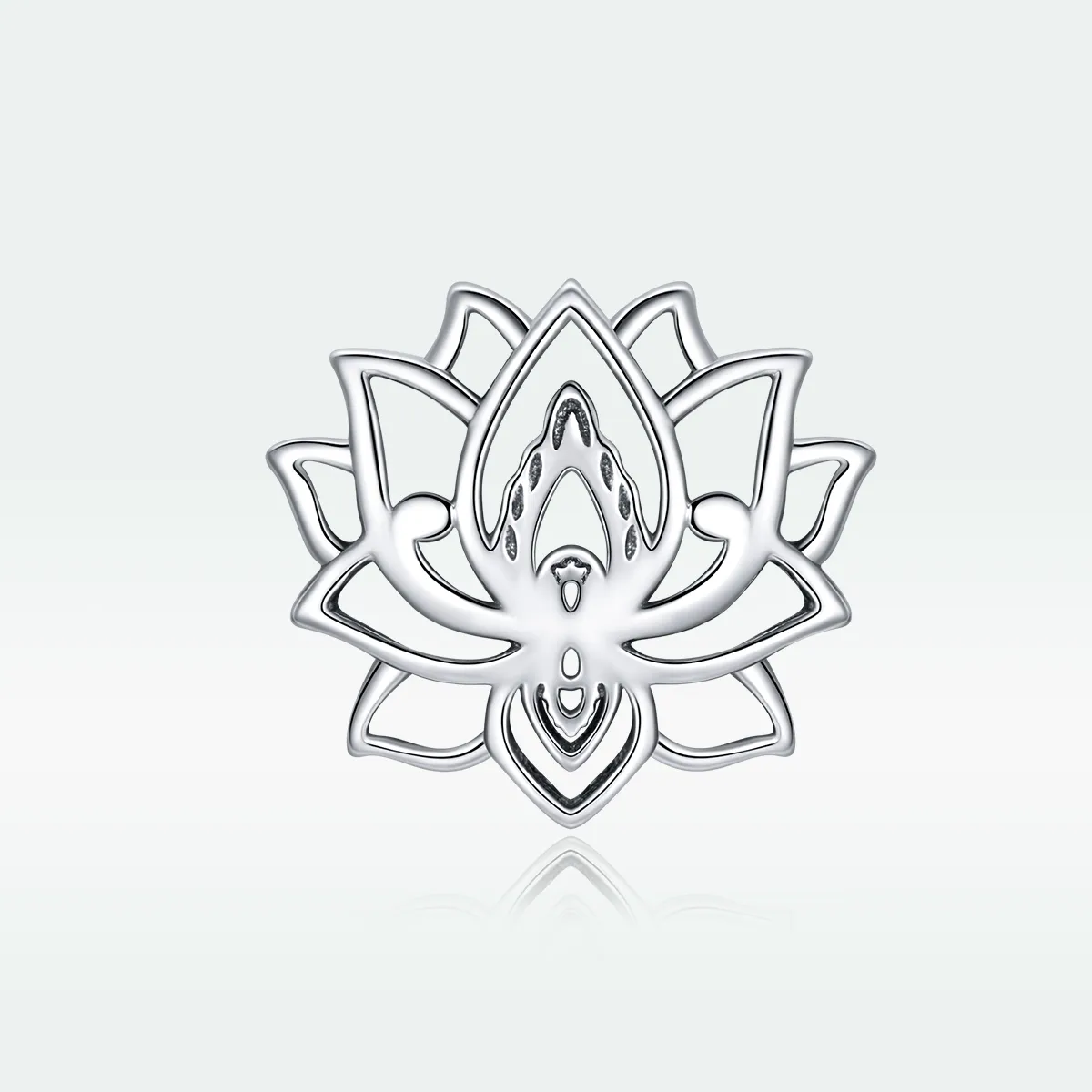 Talisman Tip Pandora Lotus înflorit din argint - SCC1724