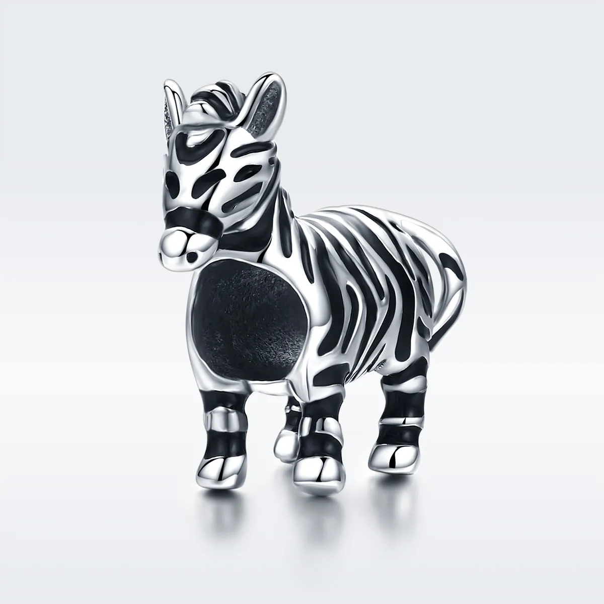 Talisman Tip Pandora Minunat Animal Zebra din argint - SCC550