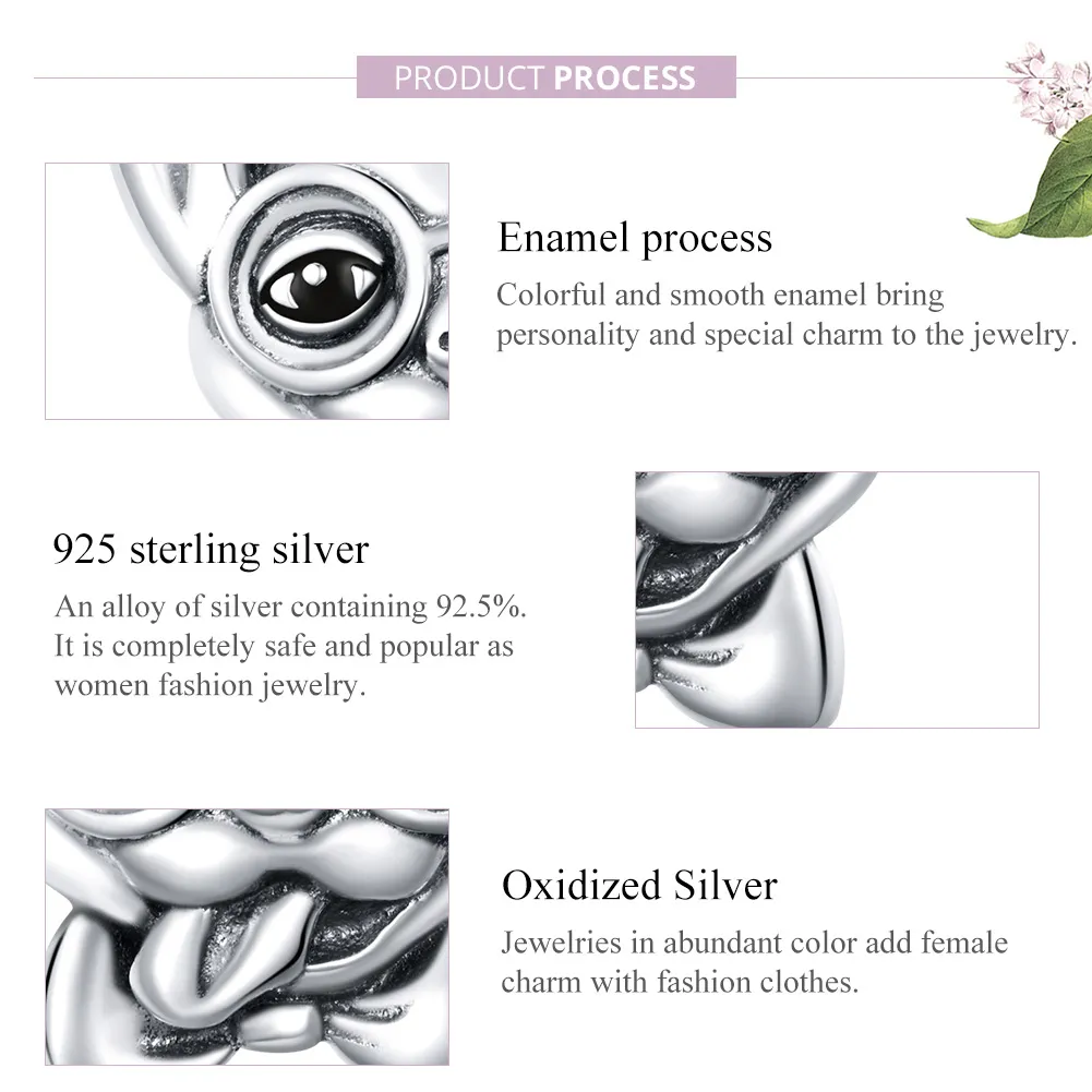 Talisman Tip Pandora Mops din argint - SCC1626