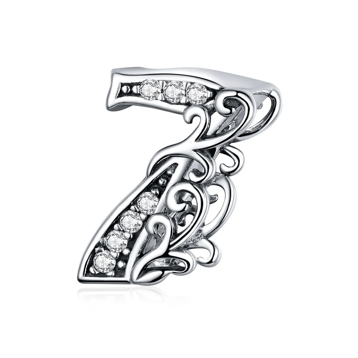 Talisman Tip Pandora Numărul 7 din argint - SCC1418-7