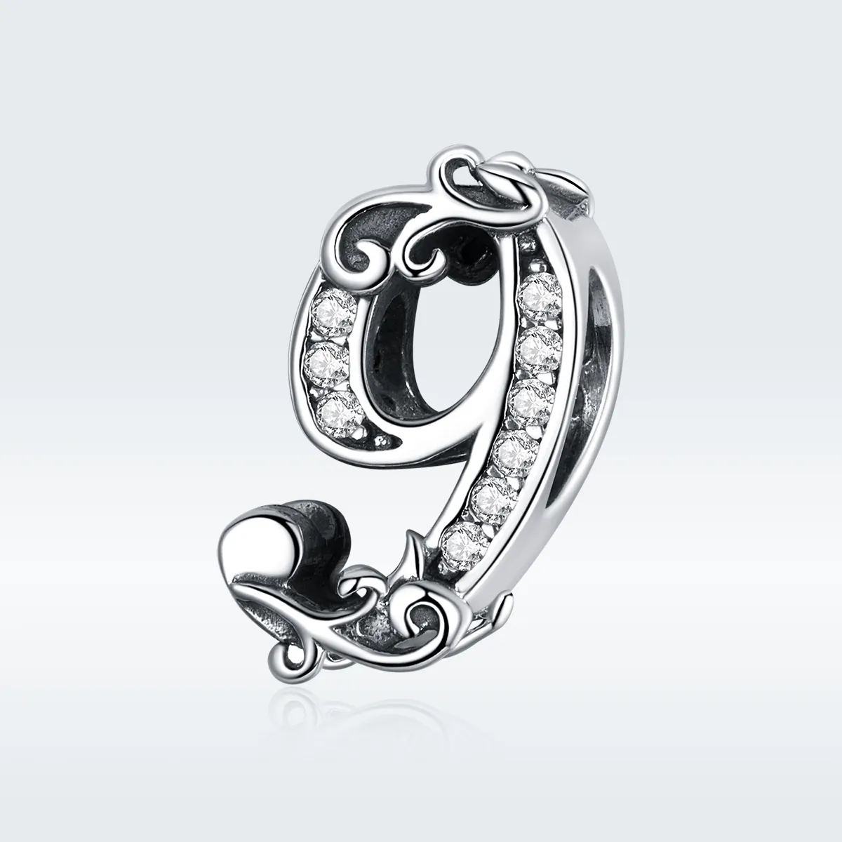 Talisman Tip Pandora Numărul 9 din argint - SCC1418-9