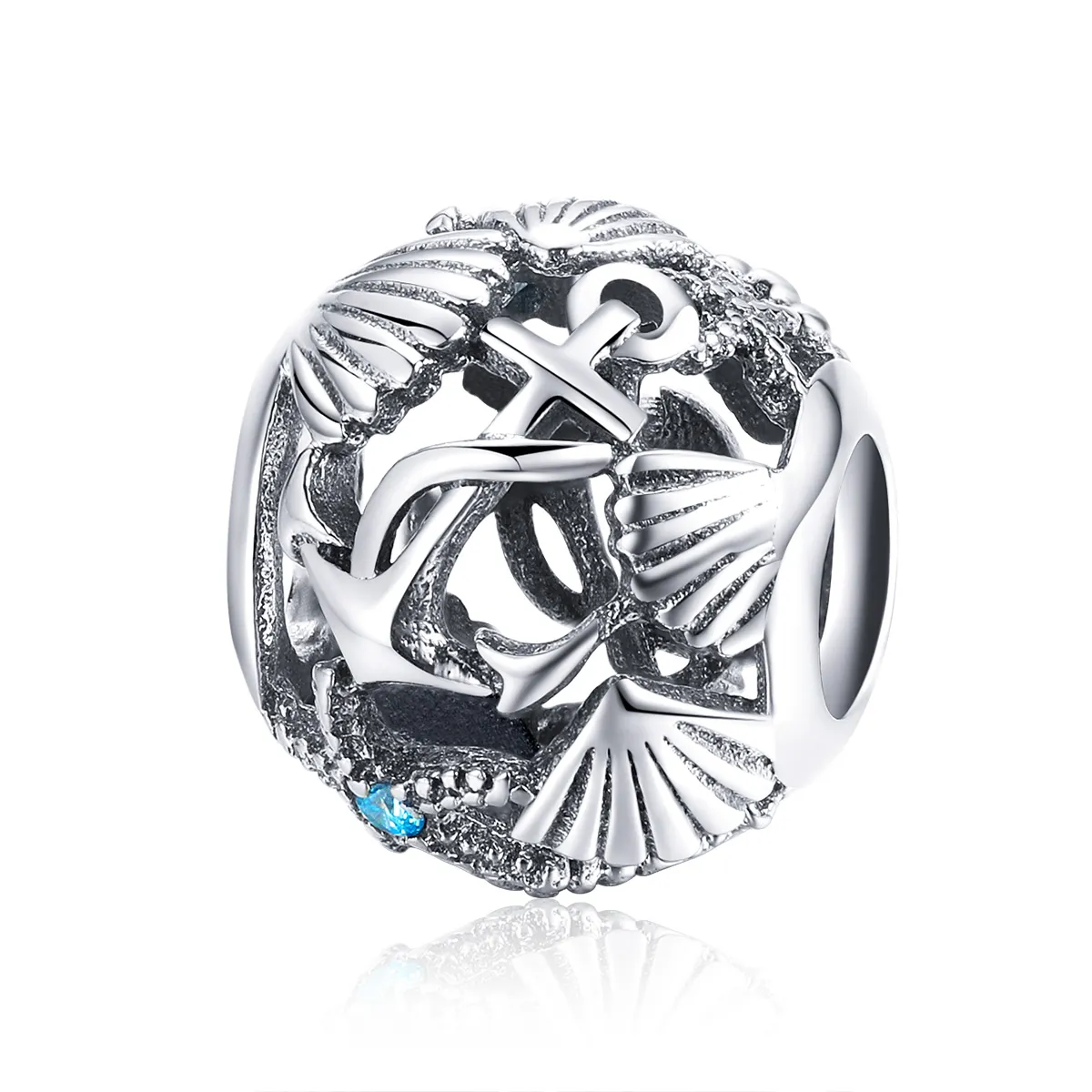 Talisman Tip Pandora plajă din argint - SCC995