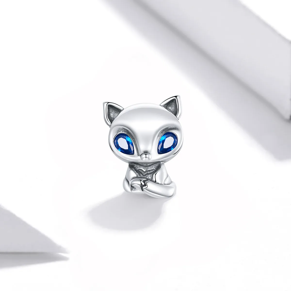 Talisman Tip Pandora Plin de viață Little Fox din argint - SCC1808