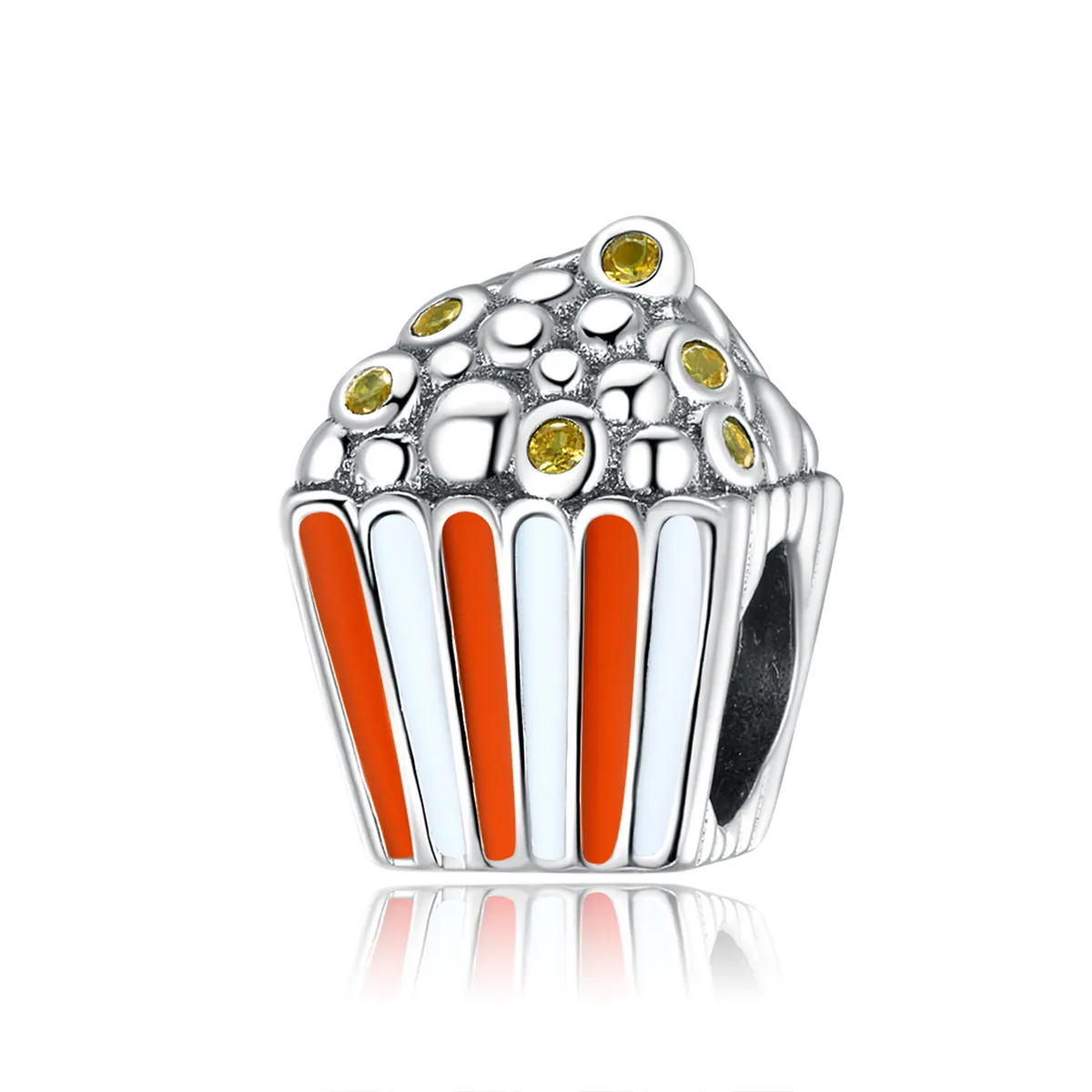 Talisman Tip Pandora Popcorn colorat din argint - SCC1596