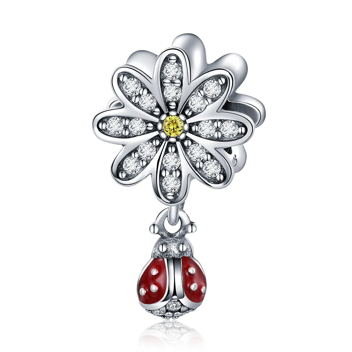 Talisman Tip Pandora Povestea lui Ladybird din argint - SCC727