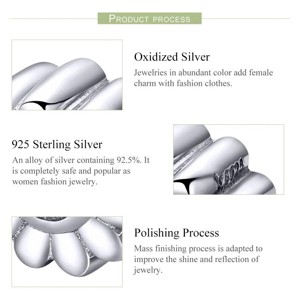 Talisman Tip Pandora Soare zâmbitor din argint - SCC901