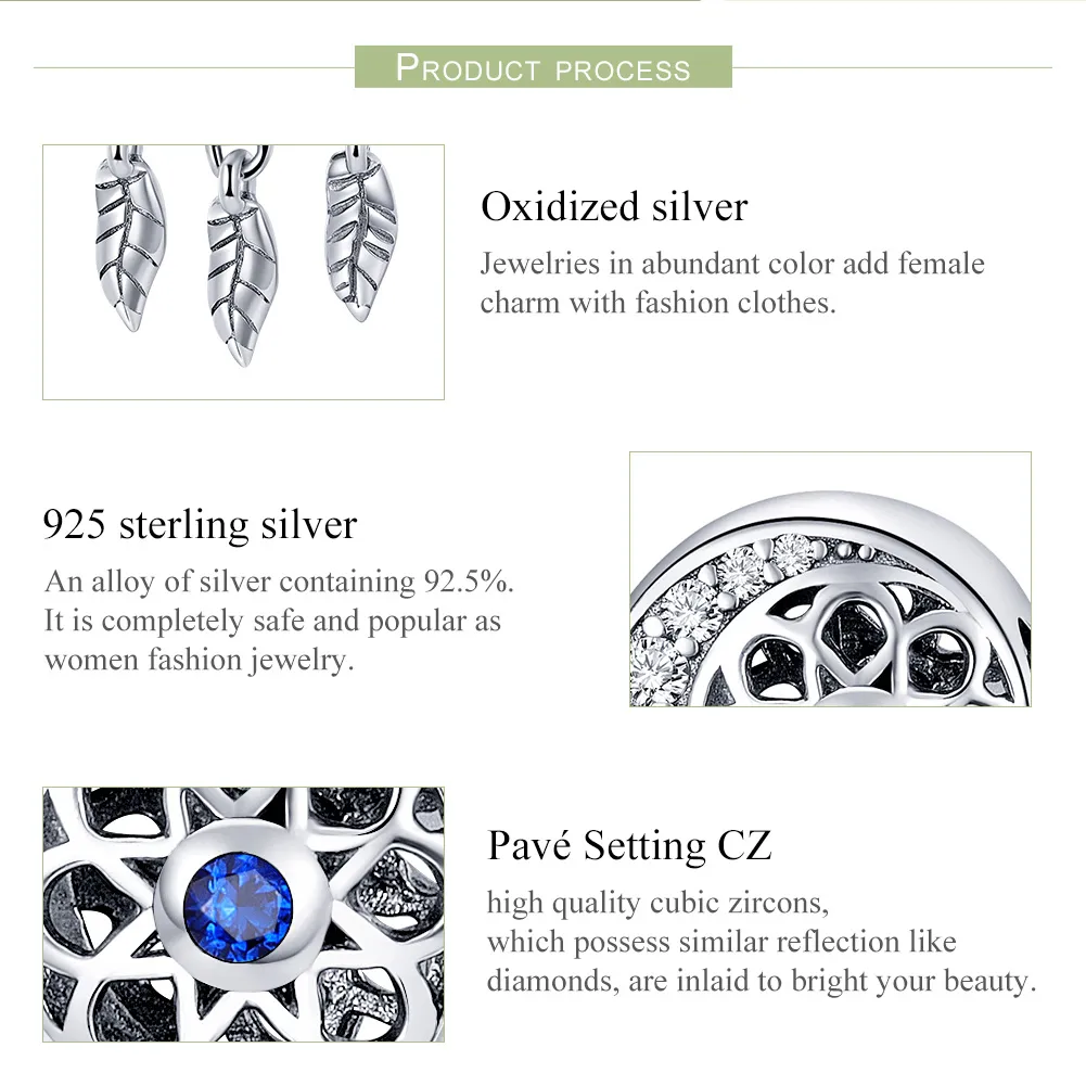 Talisman Tip Pandora Spiritual Dreamcatcher din argint - SCC718