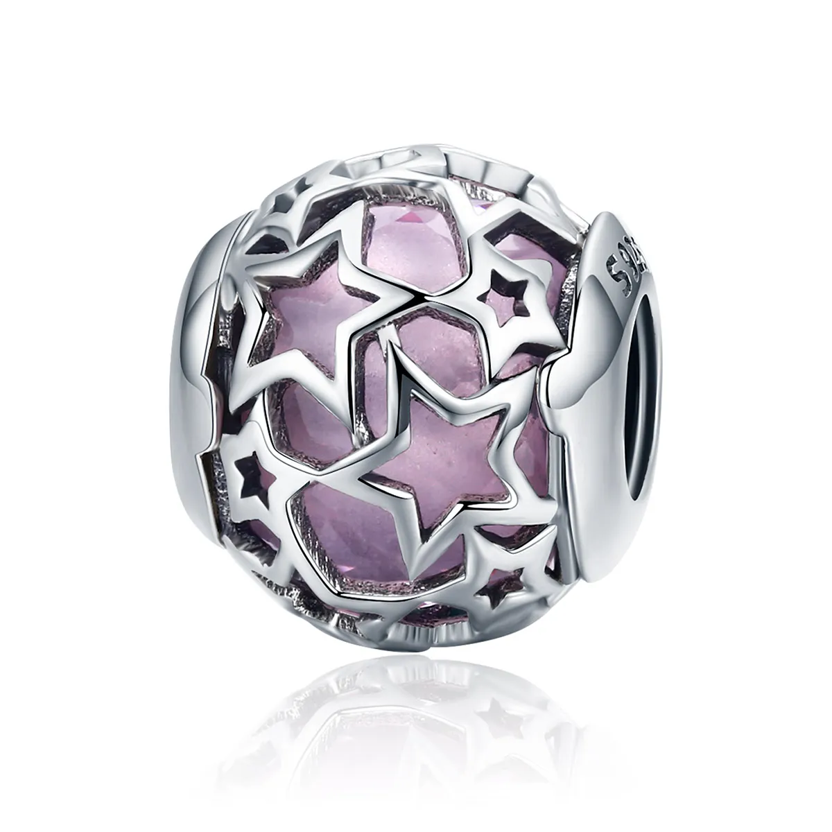 Talisman Tip Pandora Stele romantice din argint - SCC510