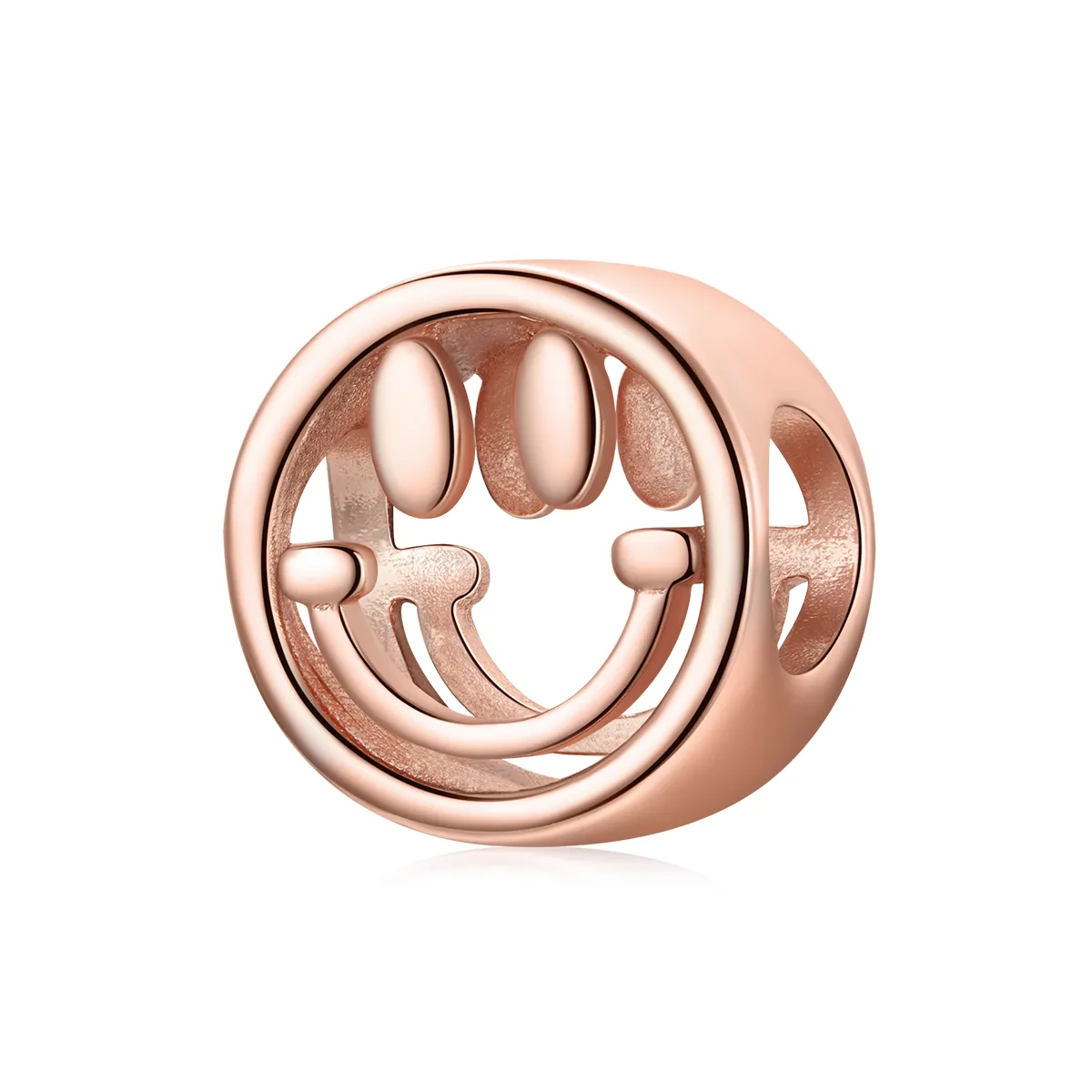 Talisman Tip Pandora Zâmbet norocos din aur rose - SCC1787