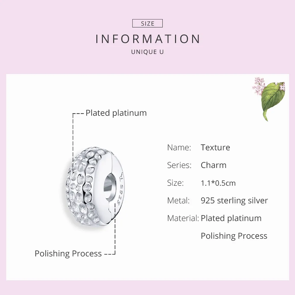 Brățară fixă Tip Pandora cu Textură din argint - SCC1490
