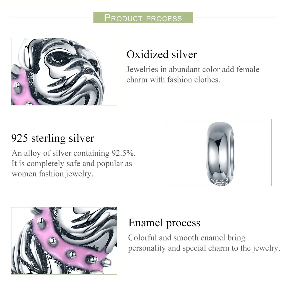 Talisman pandantiv Tip Pandora cu Buldogi englezi din argint - SCC552