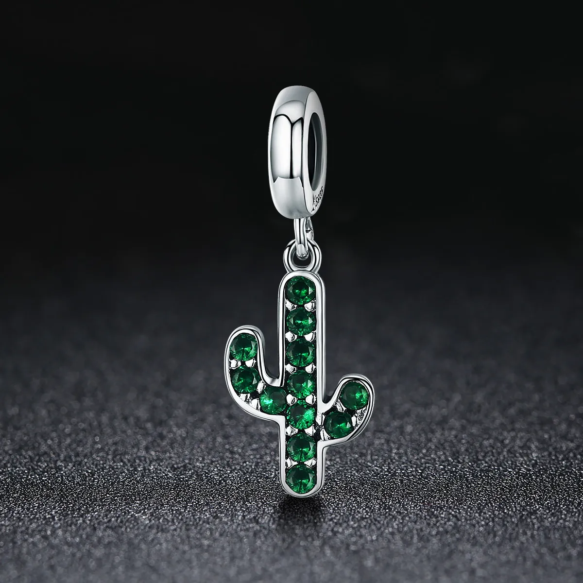Talisman pandantiv Tip Pandora cu Cactus proaspăt din argint - SCC515