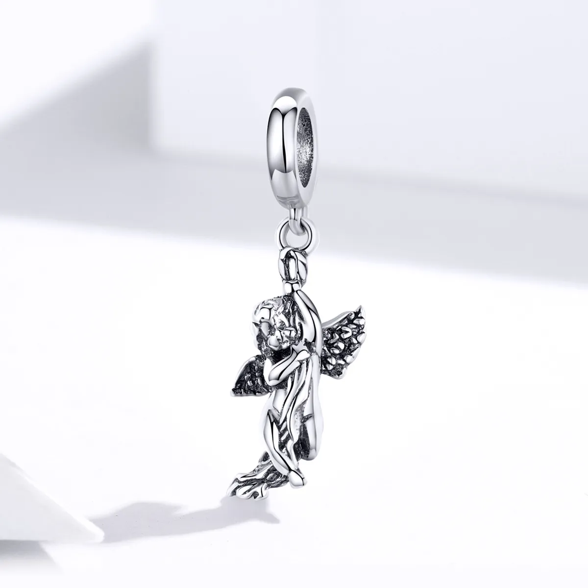 Talisman pandantiv Tip Pandora cu Cupidon din argint - SCC1405