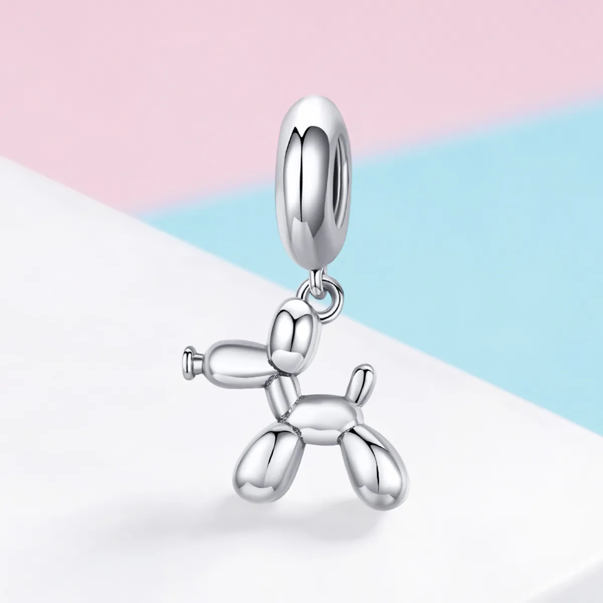 Talisman pandantiv Tip Pandora cu Cute Dog Balloon din argint - SCC981