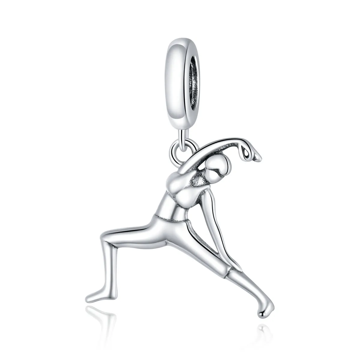 Talisman pandantiv Tip Pandora cu Gimnastică din argint - BSC386