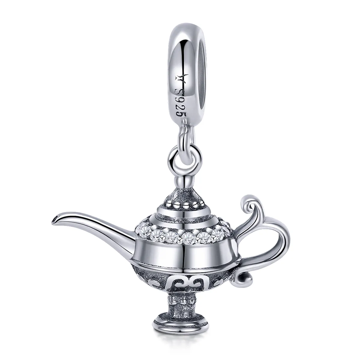 Talisman pandantiv Tip Pandora cu Lampa lui Aladdin din argint - SCC703