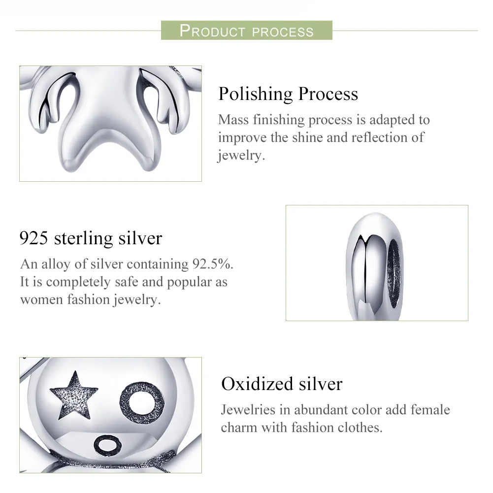 Talisman pandantiv Tip Pandora cu Micul Diavol Minunat din argint - SCC975