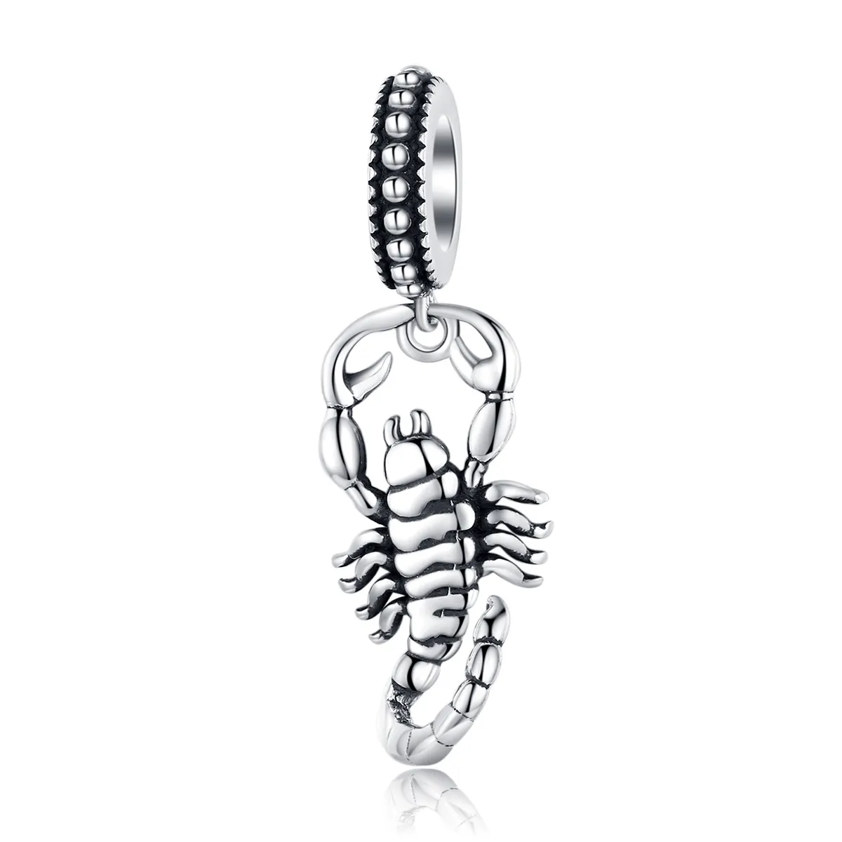 Talisman pandantiv Tip Pandora cu Scorpionul din argint - SCC1329