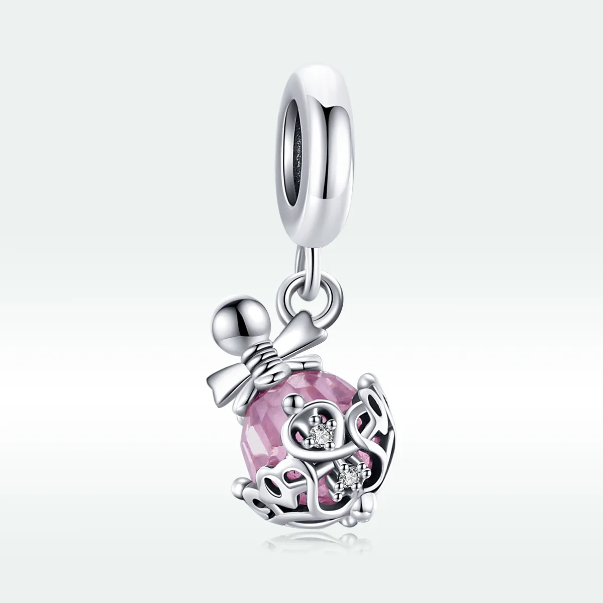 Talisman pandantiv Tip Pandora cu Sticla de parfum din argint - SCC1734