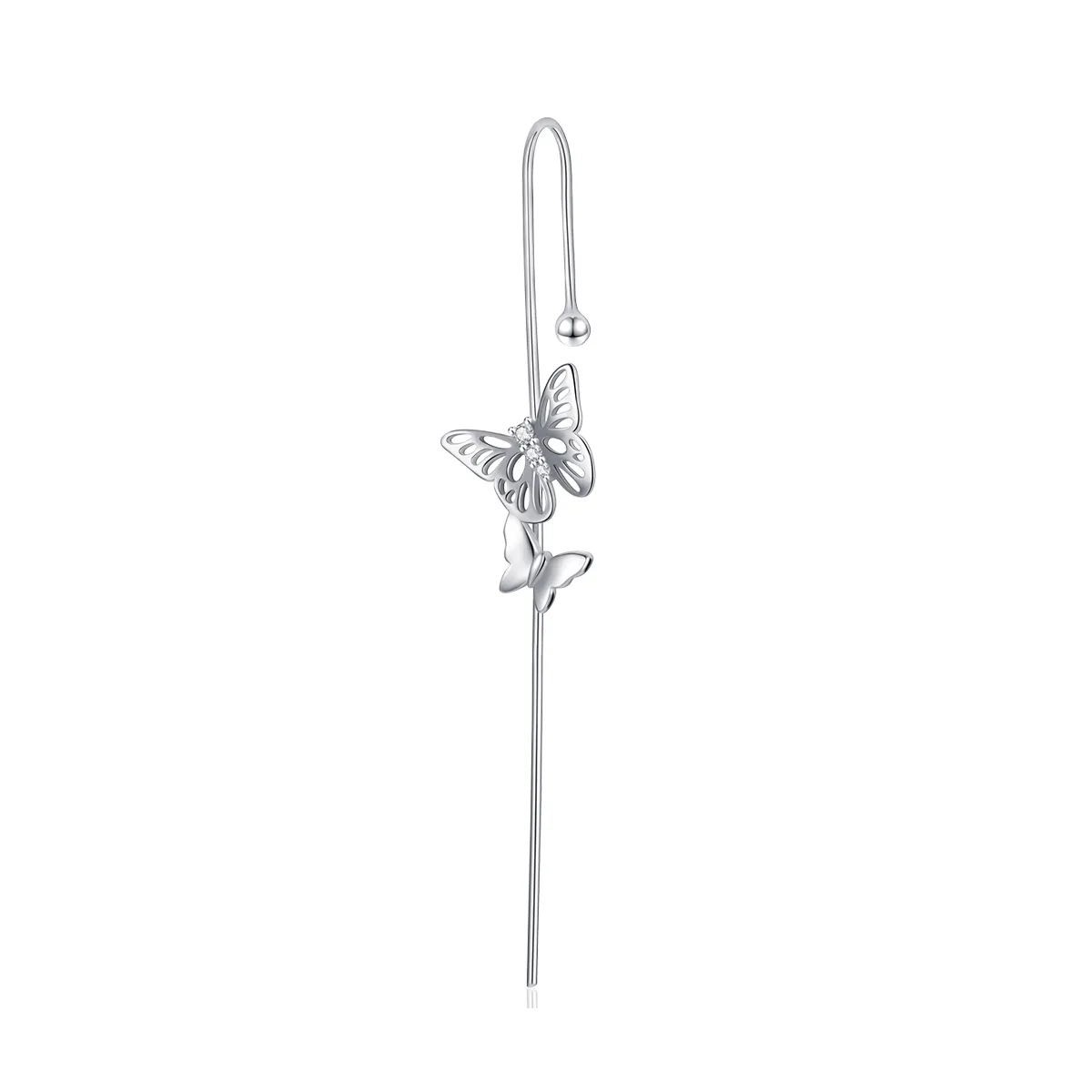 Cercei lungi Tip Pandora cu Ace elegante pentru urechi din argint - SCE1132