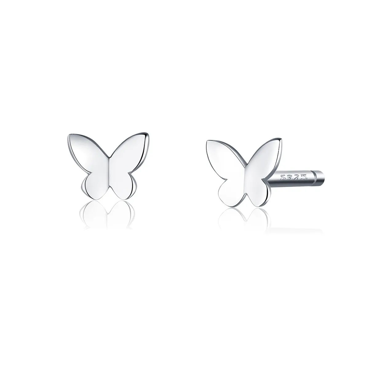 Cercei Tip Pandora cu Fluture din argint - SCE775