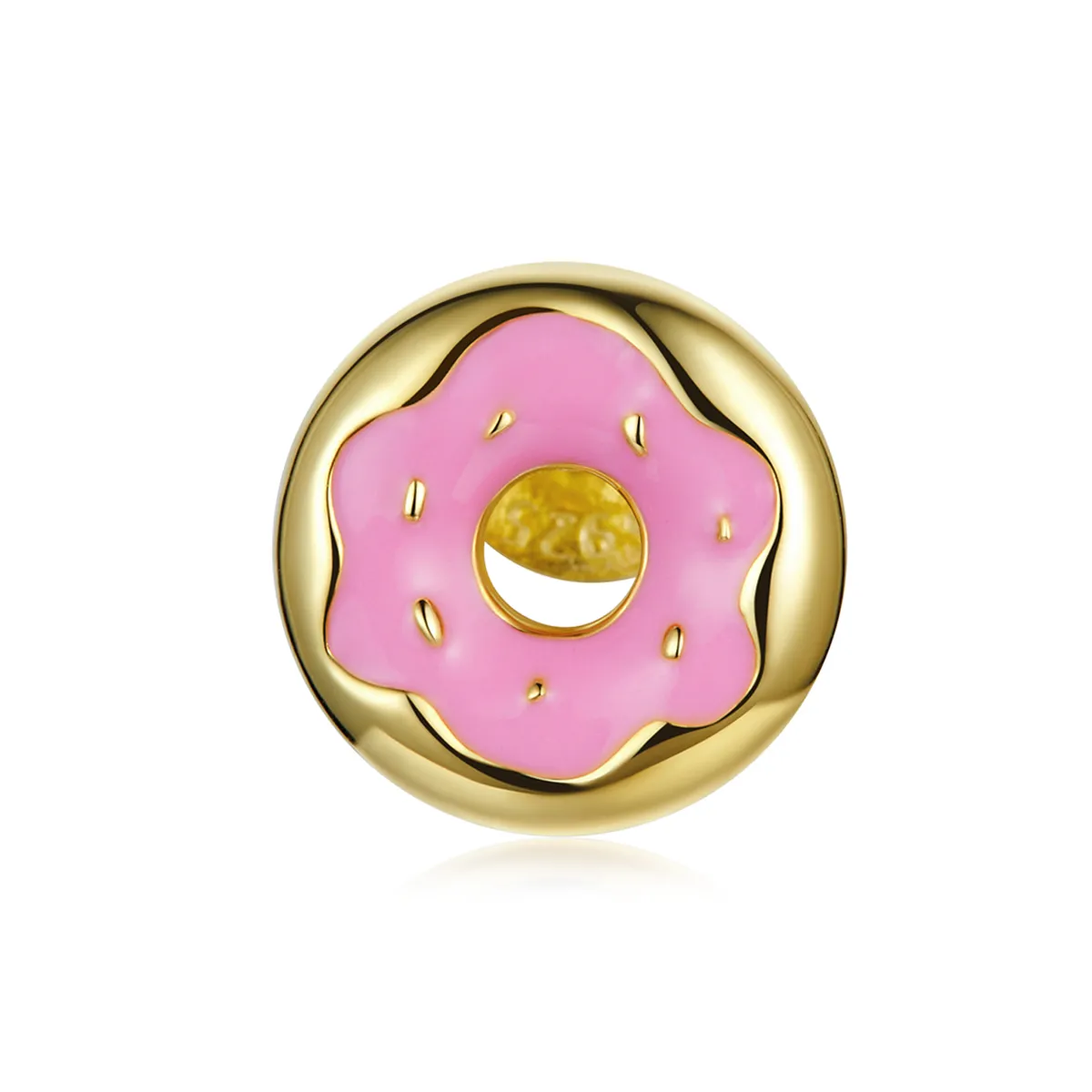Cercei Tip Pandora cu Gogoașă placat cu aur de 14 k - SCE1163