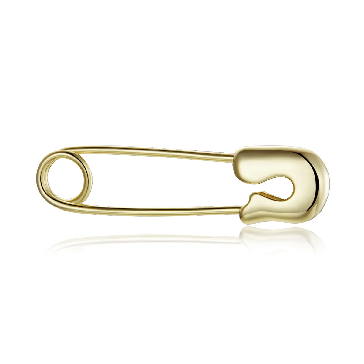Cercei Tip Pandora cu Snap-Pin Stud-Simple placat cu aur de 14 k - SCE1086