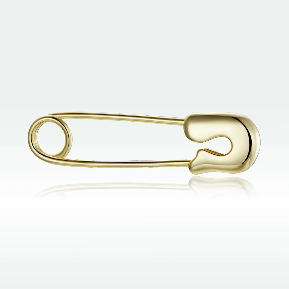 Cercei Tip Pandora cu Snap-Pin Stud-Simple placat cu aur de 14 k - SCE1086