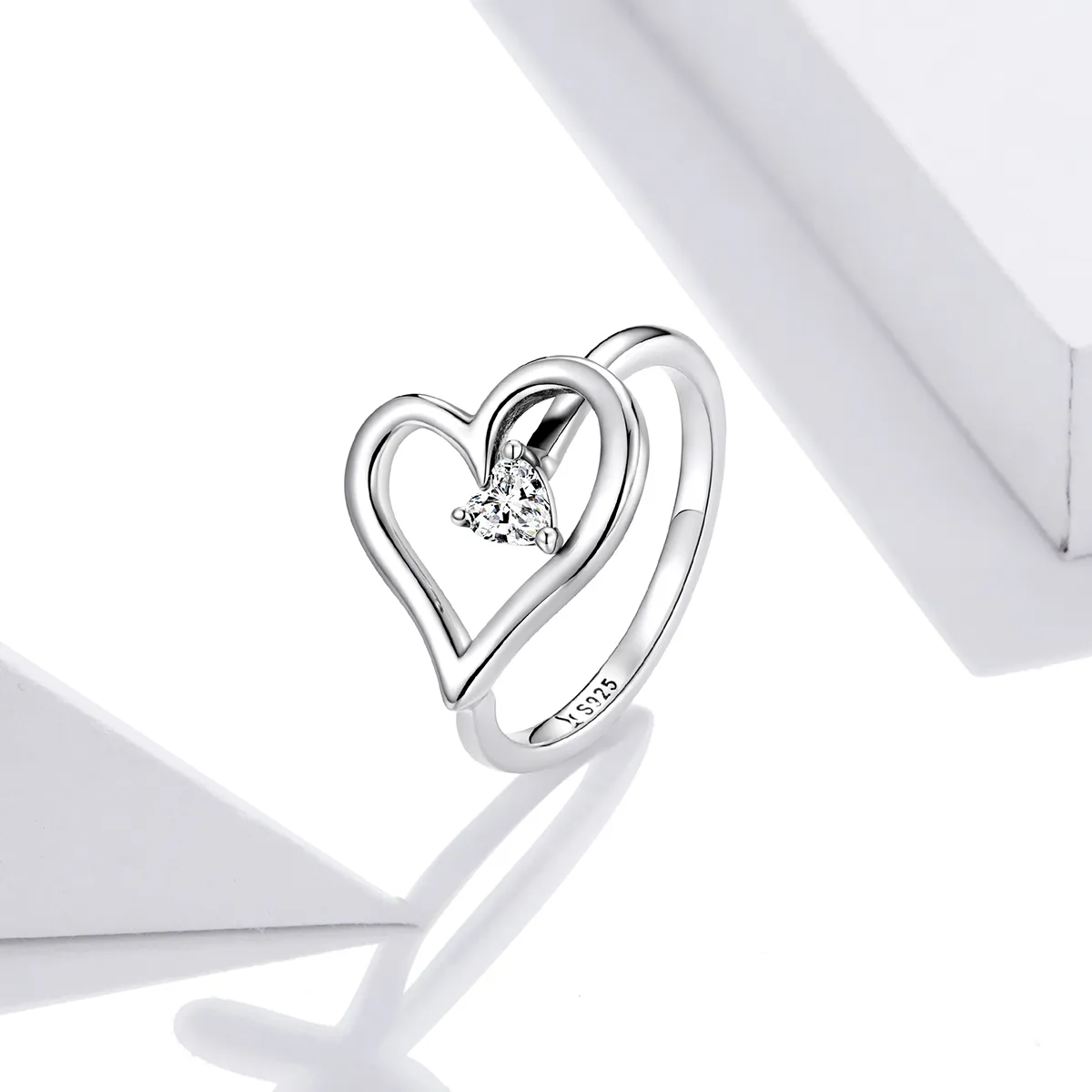 Inel Tip Pandora cu Dorință strălucitoare din argint - SCR700