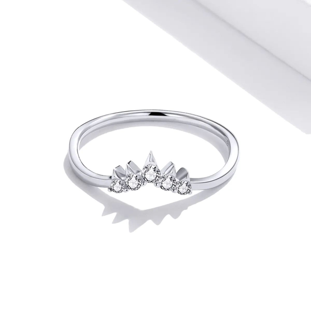 Inel Tip Pandora cu Prințesa Coroană din argint - SCR686