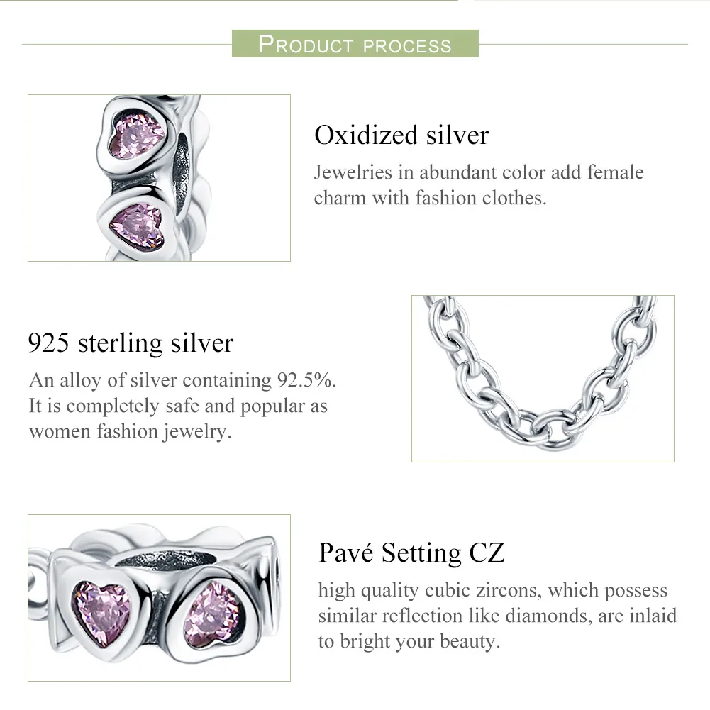 Lanț de siguranță Tip Pandora cu Inimă parfumată din argint - SCC562