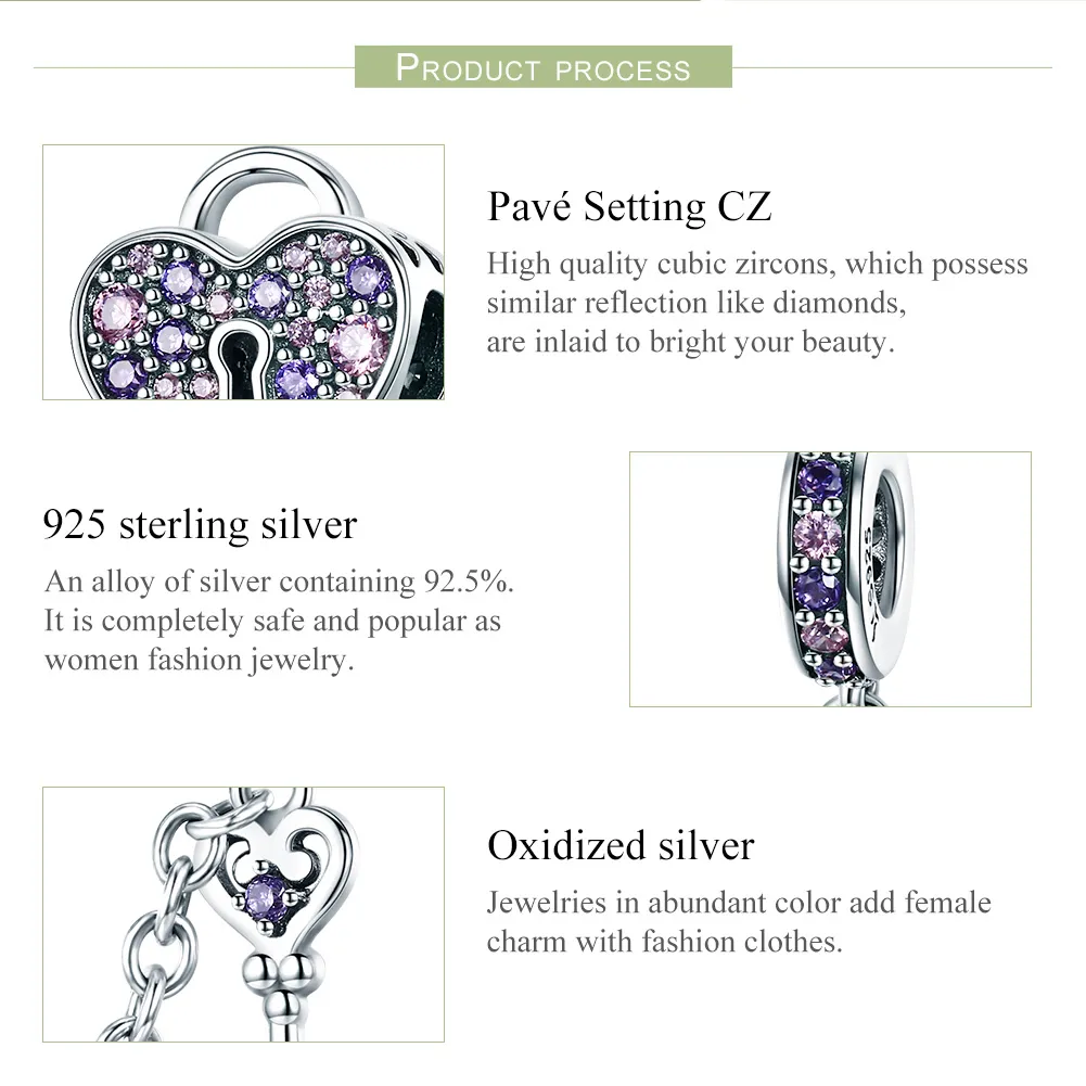 Lanț de siguranță Tip Pandora cu Lingura inimii din argint - SCC772