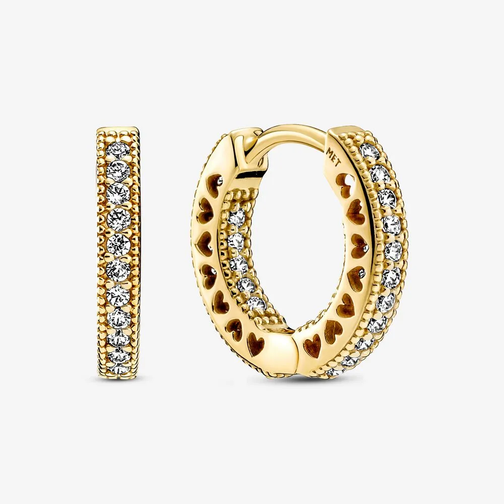 cercei cu inel in forma de inima pandora pavé 266317c01