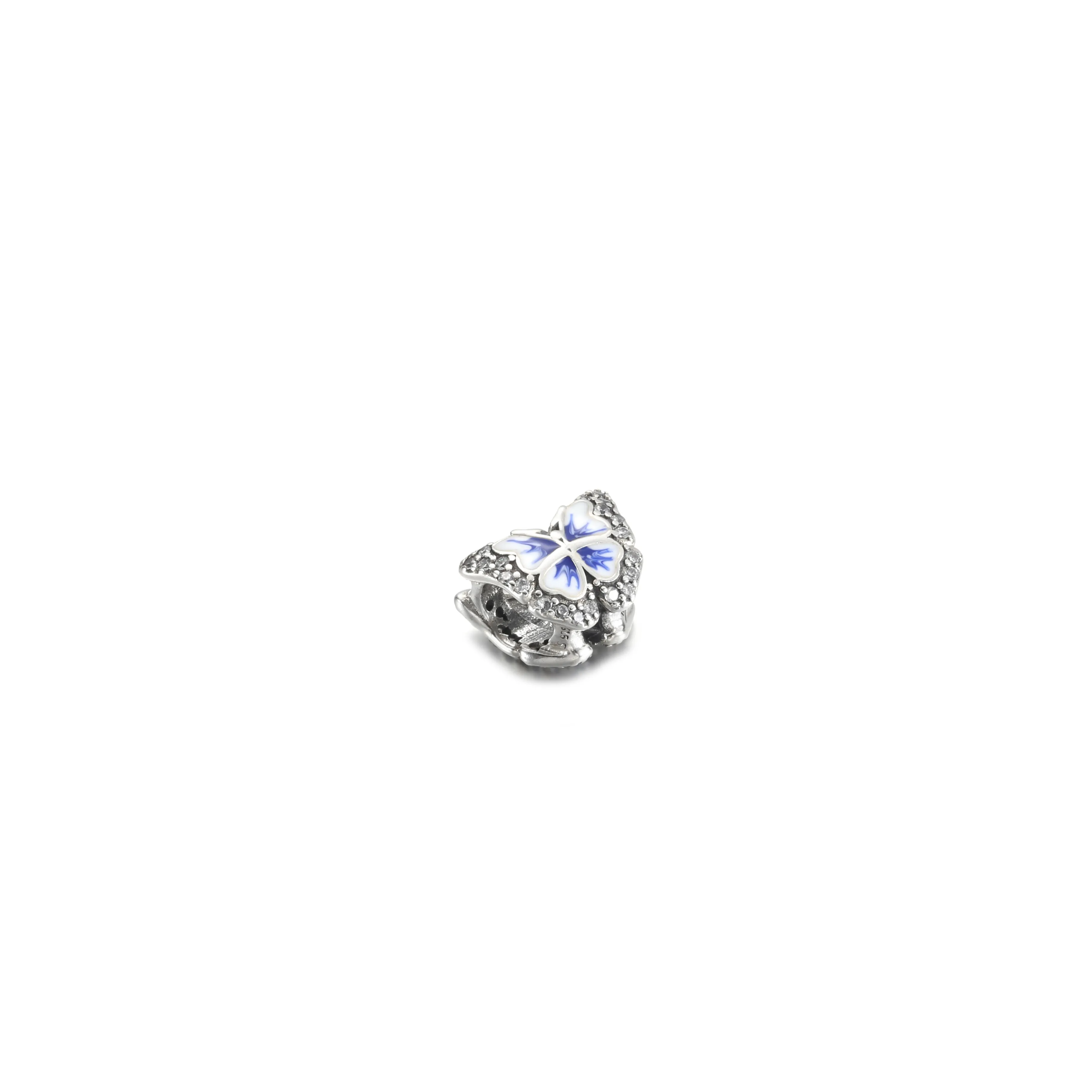 PANDORA Blue Butterfly Sparkling Charm - 790761C01
