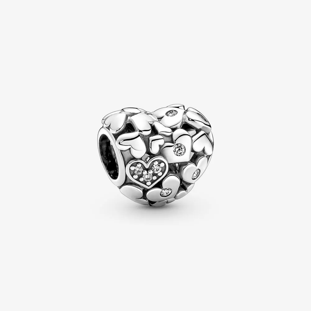 pandora charm inimă deschisă strălucitoare 791061c01