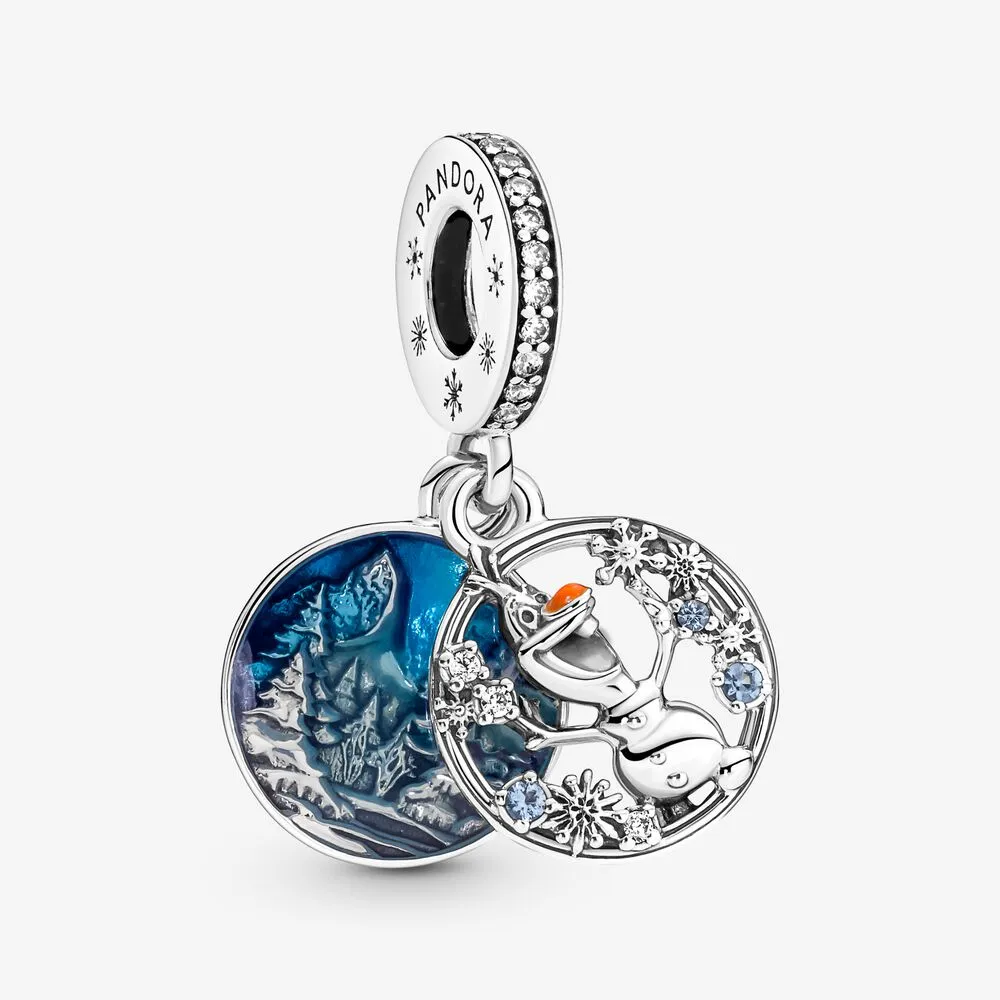 pandora disney frozen snow olaf pandantiv dublu suspendat 799638c01