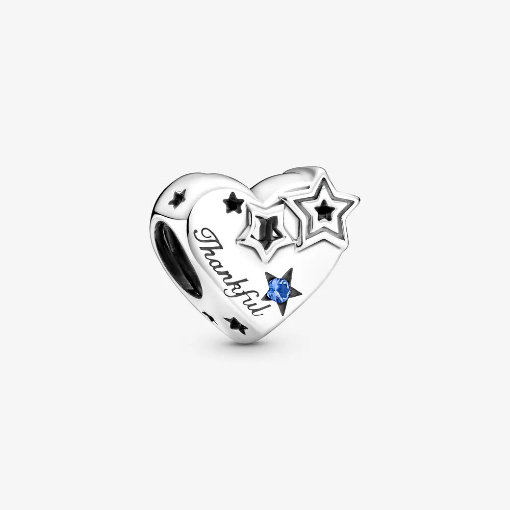 PANDORA Pandantiv Inimă Recunoscătoare și Stele - 799527C01