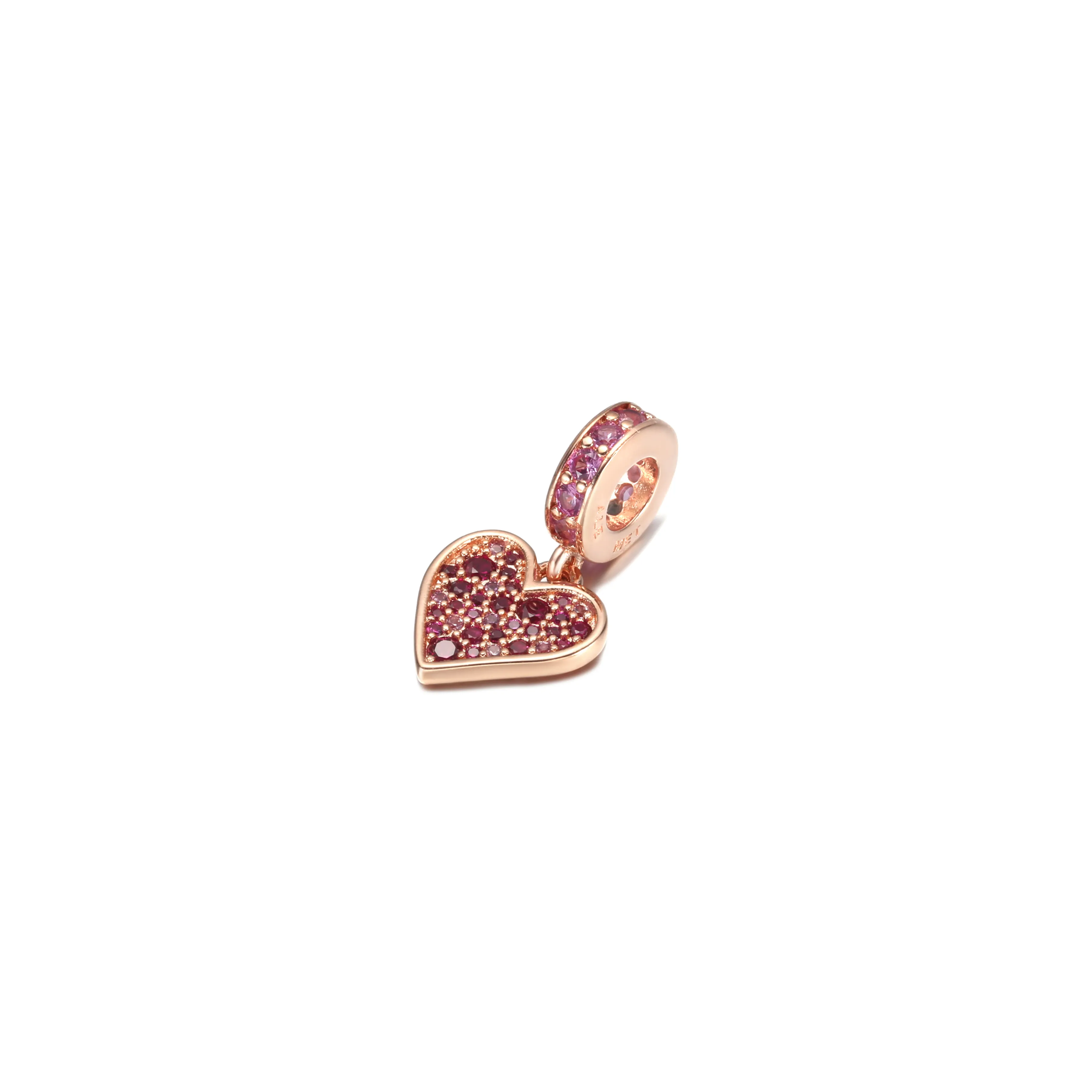 PANDORA Pandantiv Pendul Inimă Liberă cu Piatră Cubică - 789565C01