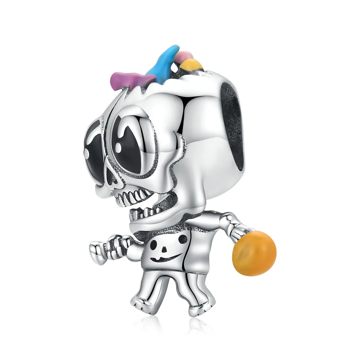 pandora stil argint charm căpățână de halloween scc1955