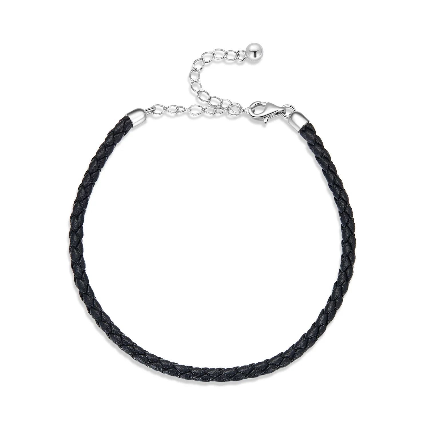 brățară simplă din piele în stil pandora scb243 bk